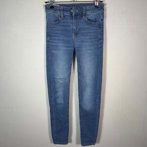 American Eagle Ne(x)t Level Stretch High Waisted Skinny Jeans‎ Size 0 Short